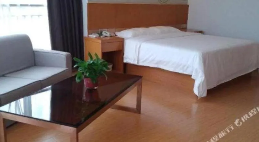 Bed in GreenTree Inn Anqing Yuexixian Wenquan Branch