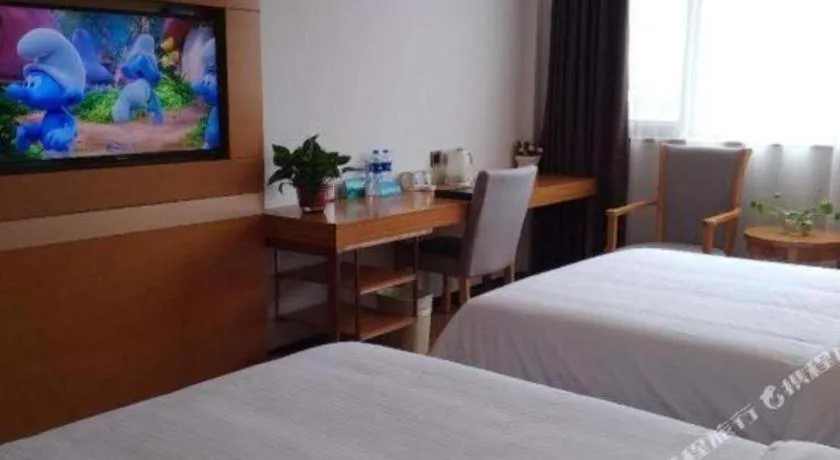 Bed in GreenTree Inn Anqing Yuexixian Wenquan Branch