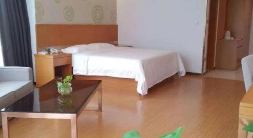 Bed in GreenTree Inn Anqing Yuexixian Wenquan Branch