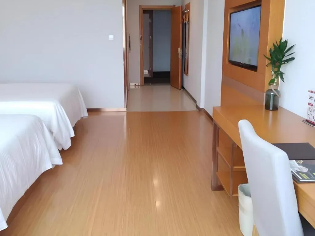 Bed in GreenTree Inn Anqing Yuexixian Wenquan Branch