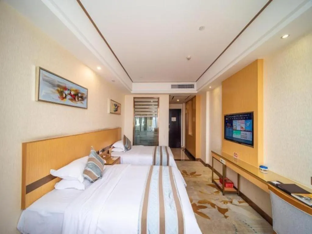 Bed in GreenTree Alliance Foshan West Station Luowu Road Hotel