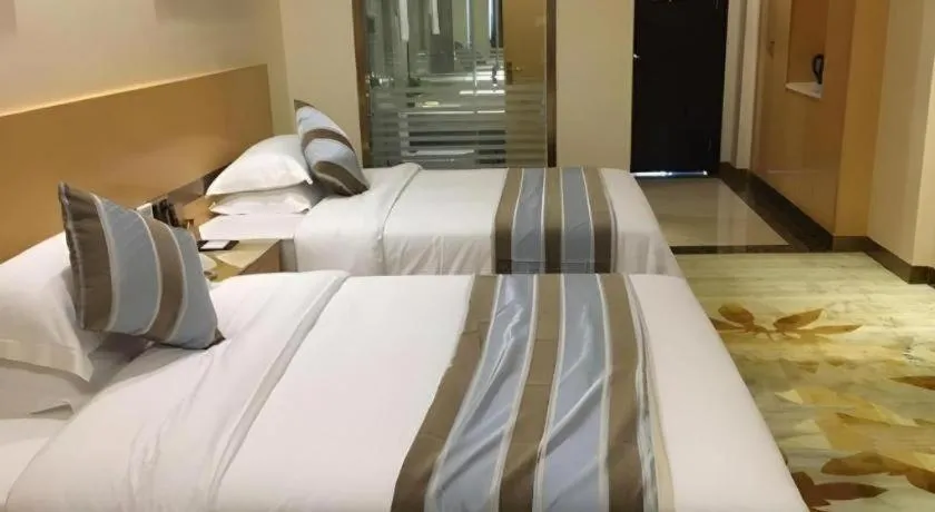 Bed in GreenTree Alliance Foshan West Station Luowu Road Hotel