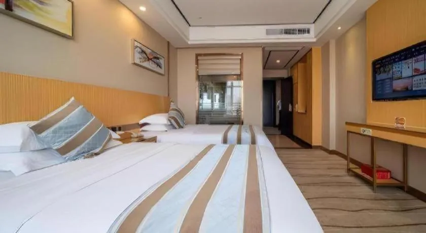 Bed in GreenTree Alliance Foshan West Station Luowu Road Hotel