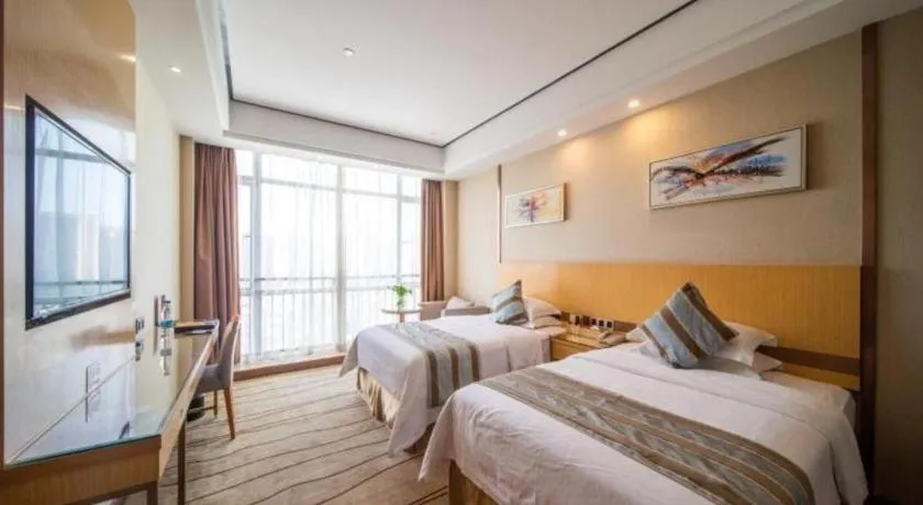 Bed in GreenTree Alliance Foshan West Station Luowu Road Hotel