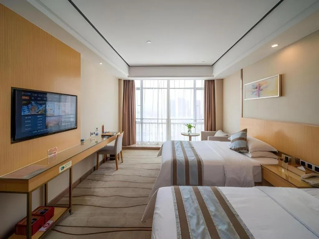 Bed in GreenTree Alliance Foshan West Station Luowu Road Hotel