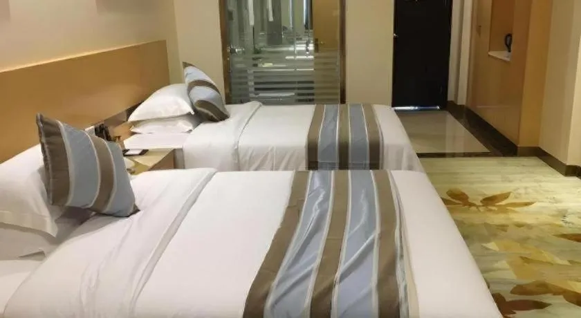 Bed in GreenTree Alliance Foshan West Station Luowu Road Hotel