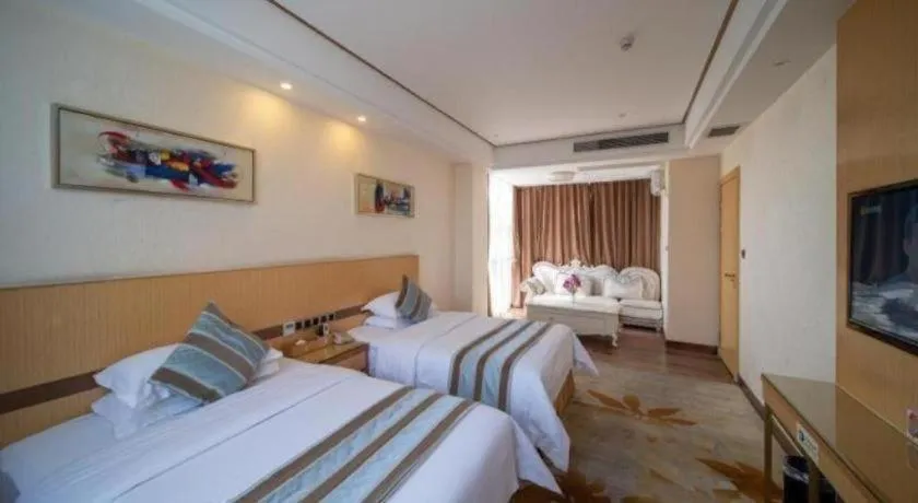 Bed in GreenTree Alliance Foshan West Station Luowu Road Hotel