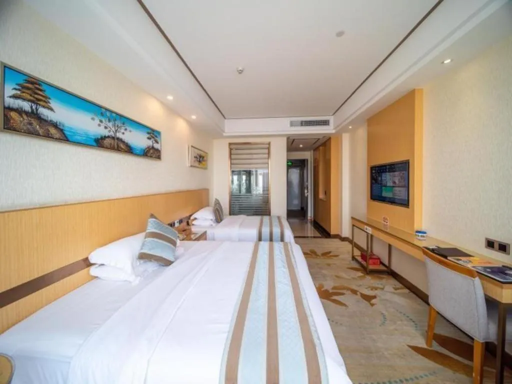 Bed in GreenTree Alliance Foshan West Station Luowu Road Hotel