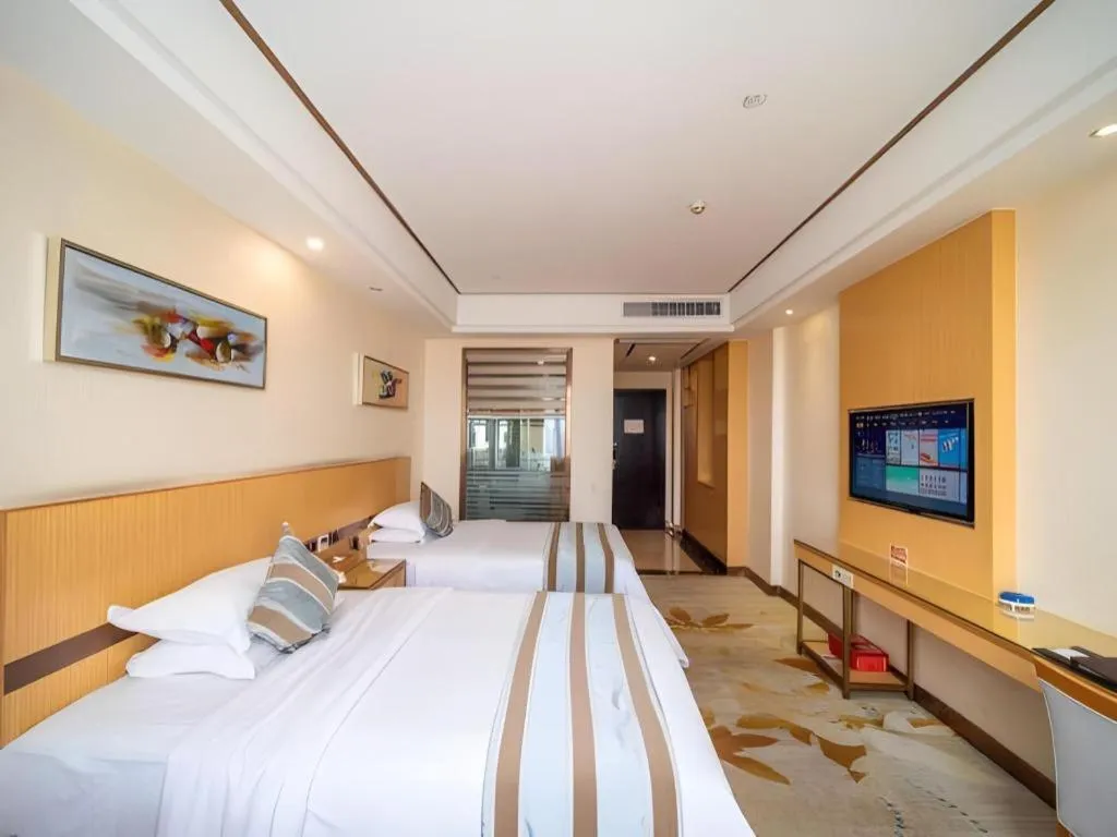 Bed in GreenTree Alliance Foshan West Station Luowu Road Hotel