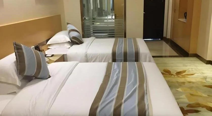 Bed in GreenTree Alliance Foshan West Station Luowu Road Hotel