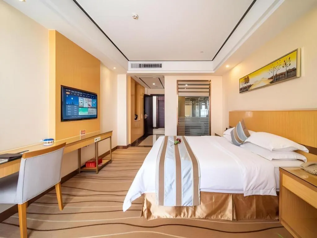 Bed in GreenTree Alliance Foshan West Station Luowu Road Hotel