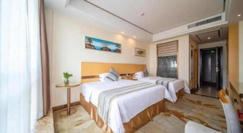 Bed in GreenTree Alliance Foshan West Station Luowu Road Hotel