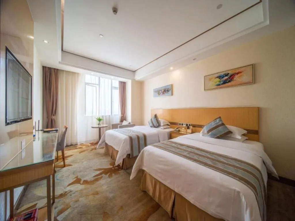 Bed in GreenTree Alliance Foshan West Station Luowu Road Hotel