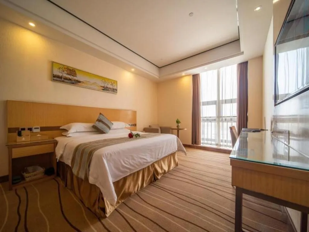 Bed in GreenTree Alliance Foshan West Station Luowu Road Hotel