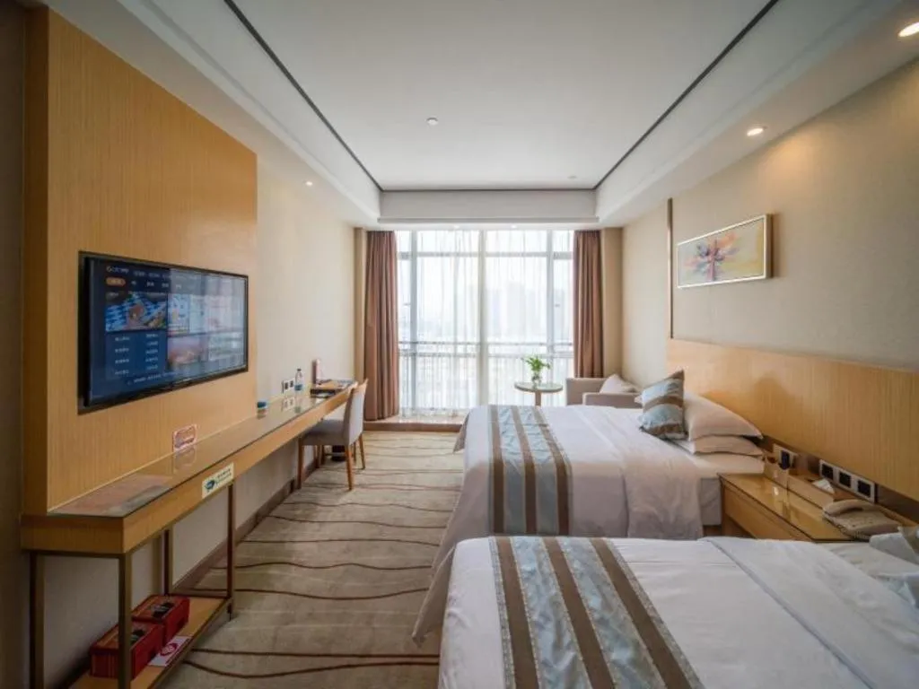 Bed in GreenTree Alliance Foshan West Station Luowu Road Hotel