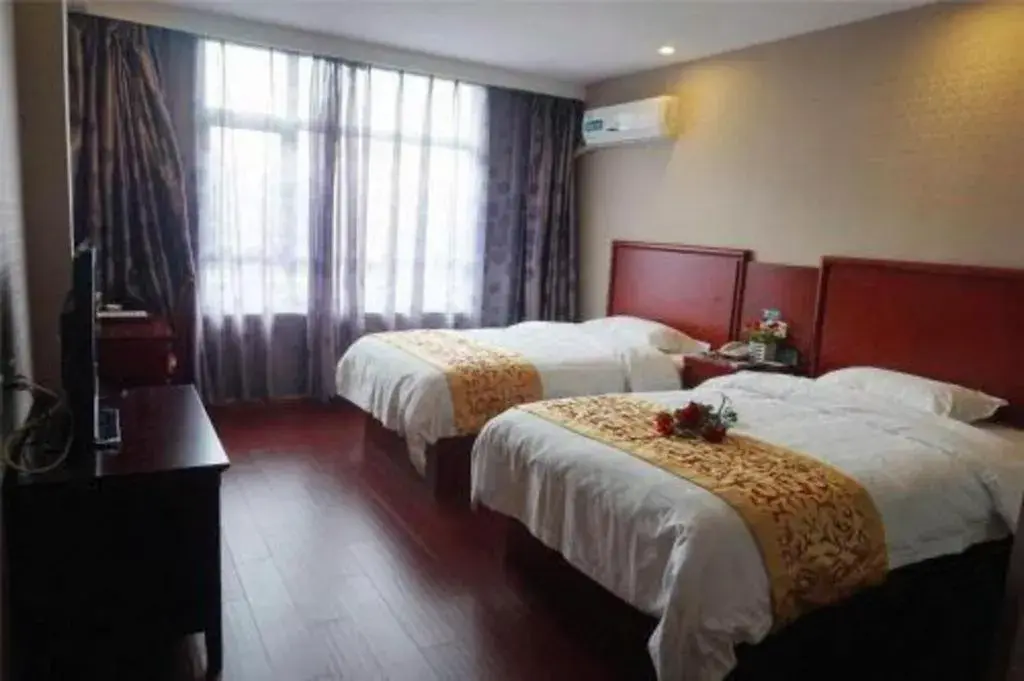 Bed in GreenTree Inn Shenyang Shenhe District Wuai Street Bed in GreenTree Inn Shenyang Shenhe District Wuai Street