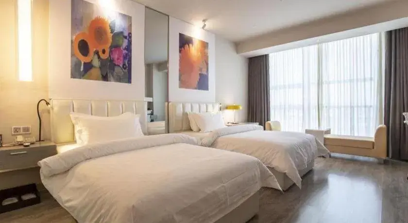 Bed in Jinjiang Metropolo Hotel - Turpan Administration Center Bed in Jinjiang Metropolo Hotel - Turpan Administration Center