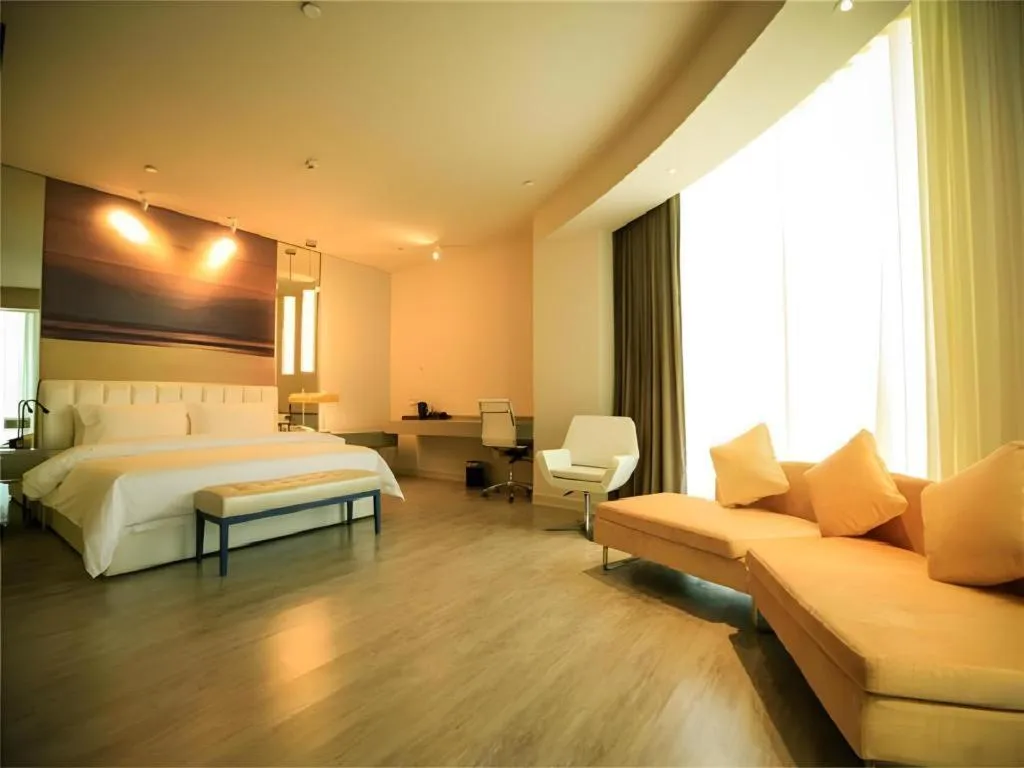 Bed in Jinjiang Metropolo Hotel - Turpan Administration Center