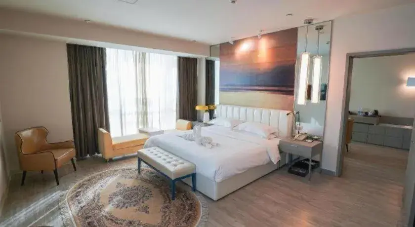 Bed in Jinjiang Metropolo Hotel - Turpan Administration Center Bed in Jinjiang Metropolo Hotel - Turpan Administration Center