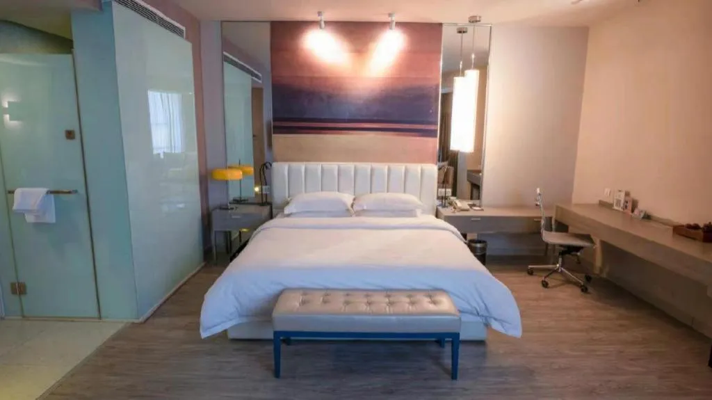 Bed in Jinjiang Metropolo Hotel - Turpan Administration Center
