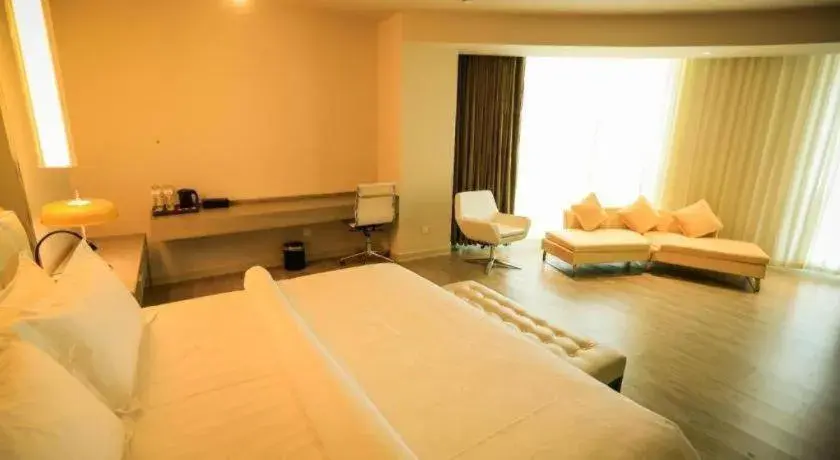 Bed in Jinjiang Metropolo Hotel - Turpan Administration Center Bed in Jinjiang Metropolo Hotel - Turpan Administration Center