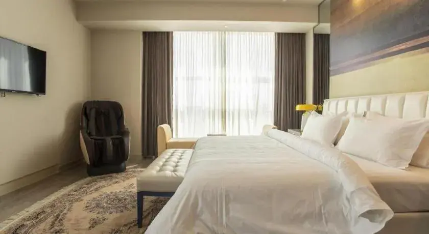 Bed in Jinjiang Metropolo Hotel - Turpan Administration Center Bed in Jinjiang Metropolo Hotel - Turpan Administration Center