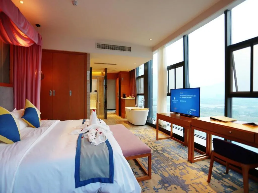 Bed in Hengding Century Hotel Chengdu