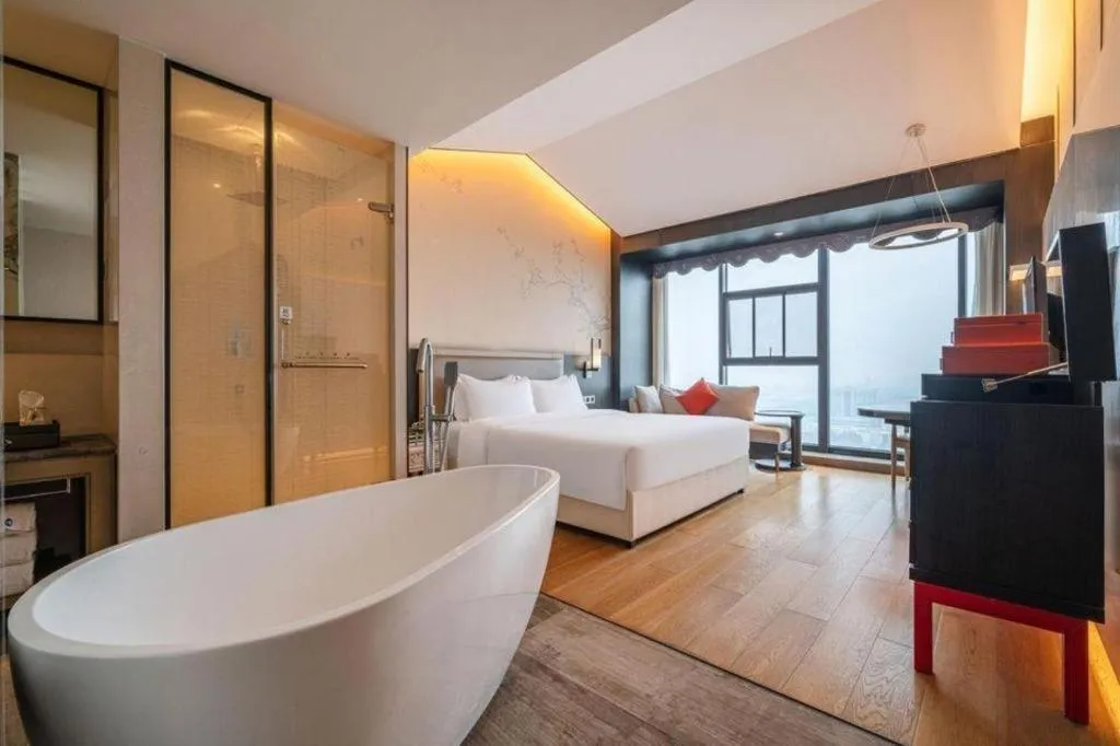 Bed in Hengding Century Hotel Chengdu