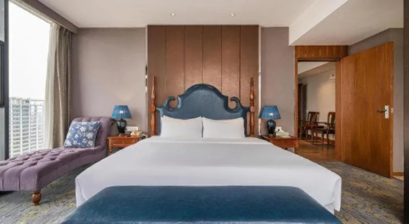 Bed in Hengding Century Hotel Chengdu