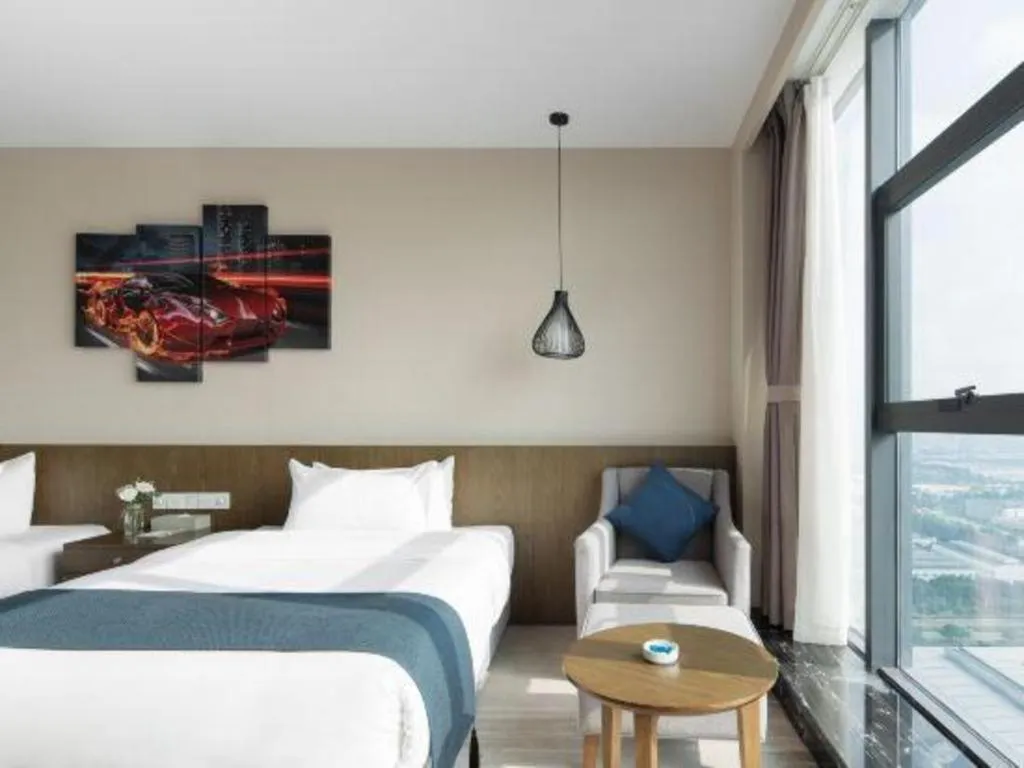 Bed in Hengding Century Hotel Chengdu