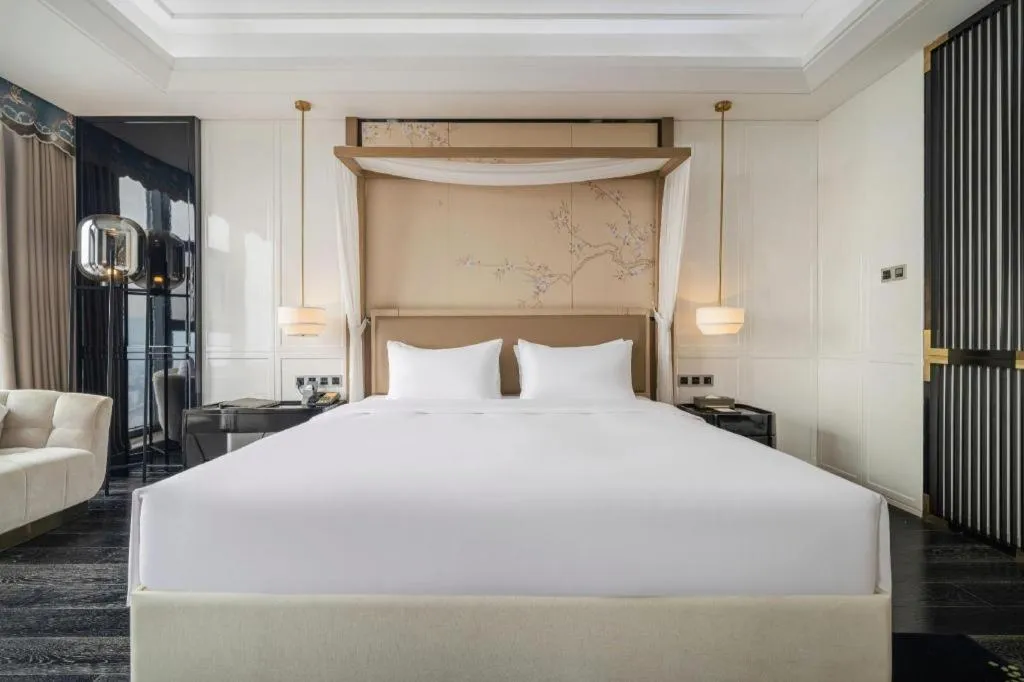 Bed in Hengding Century Hotel Chengdu