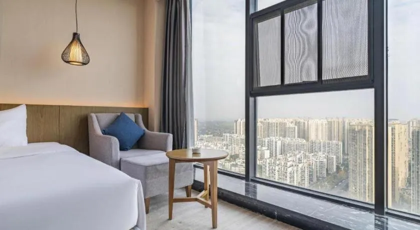 Bed in Hengding Century Hotel Chengdu