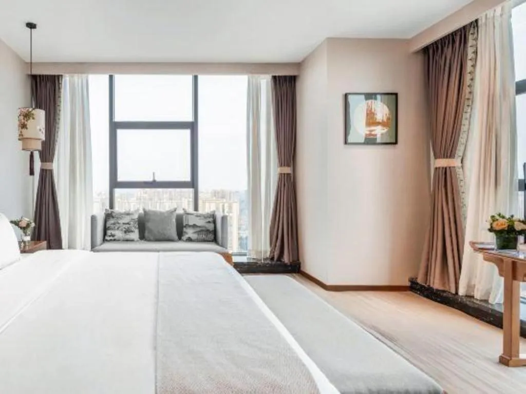Bed in Hengding Century Hotel Chengdu