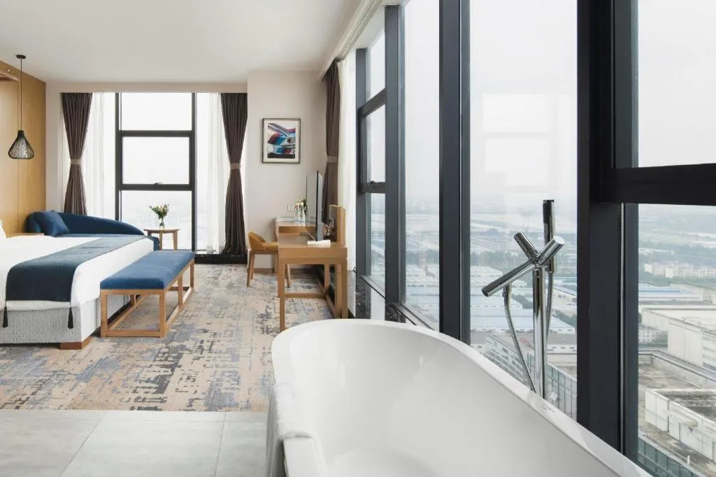 Bed in Hengding Century Hotel Chengdu