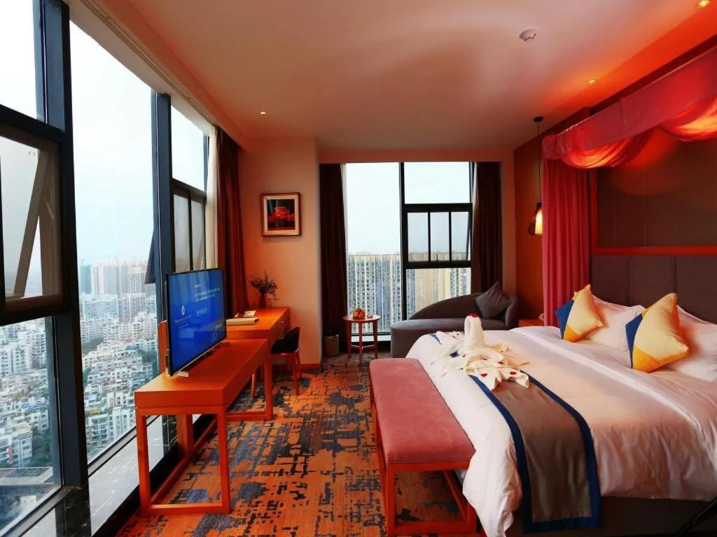 Bed in Hengding Century Hotel Chengdu