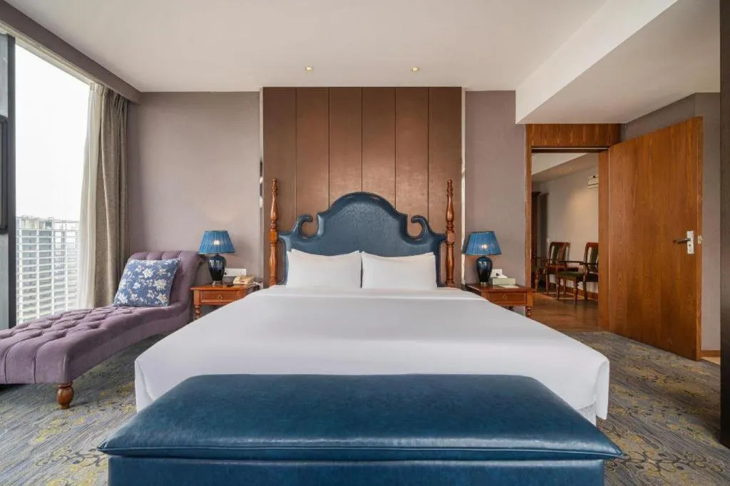 Bed in Hengding Century Hotel Chengdu