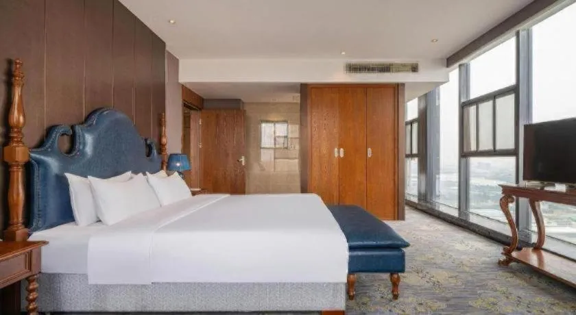 Bed in Hengding Century Hotel Chengdu