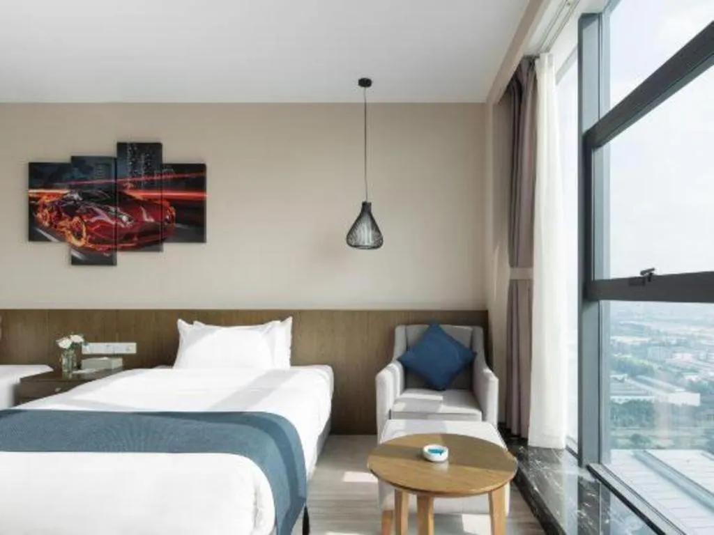 Bed in Hengding Century Hotel Chengdu