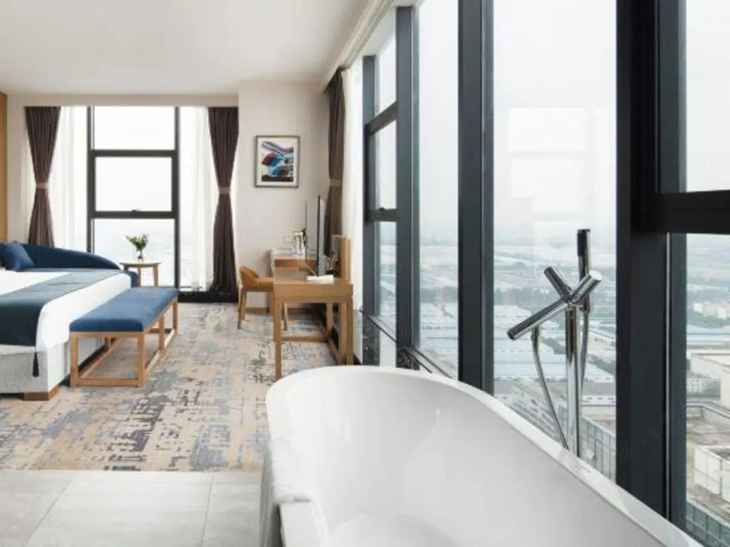 Bed in Hengding Century Hotel Chengdu