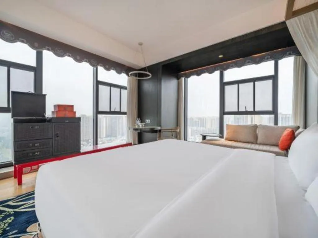Bed in Hengding Century Hotel Chengdu