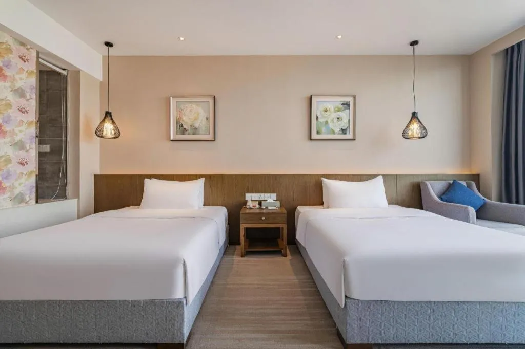 Bed in Hengding Century Hotel Chengdu