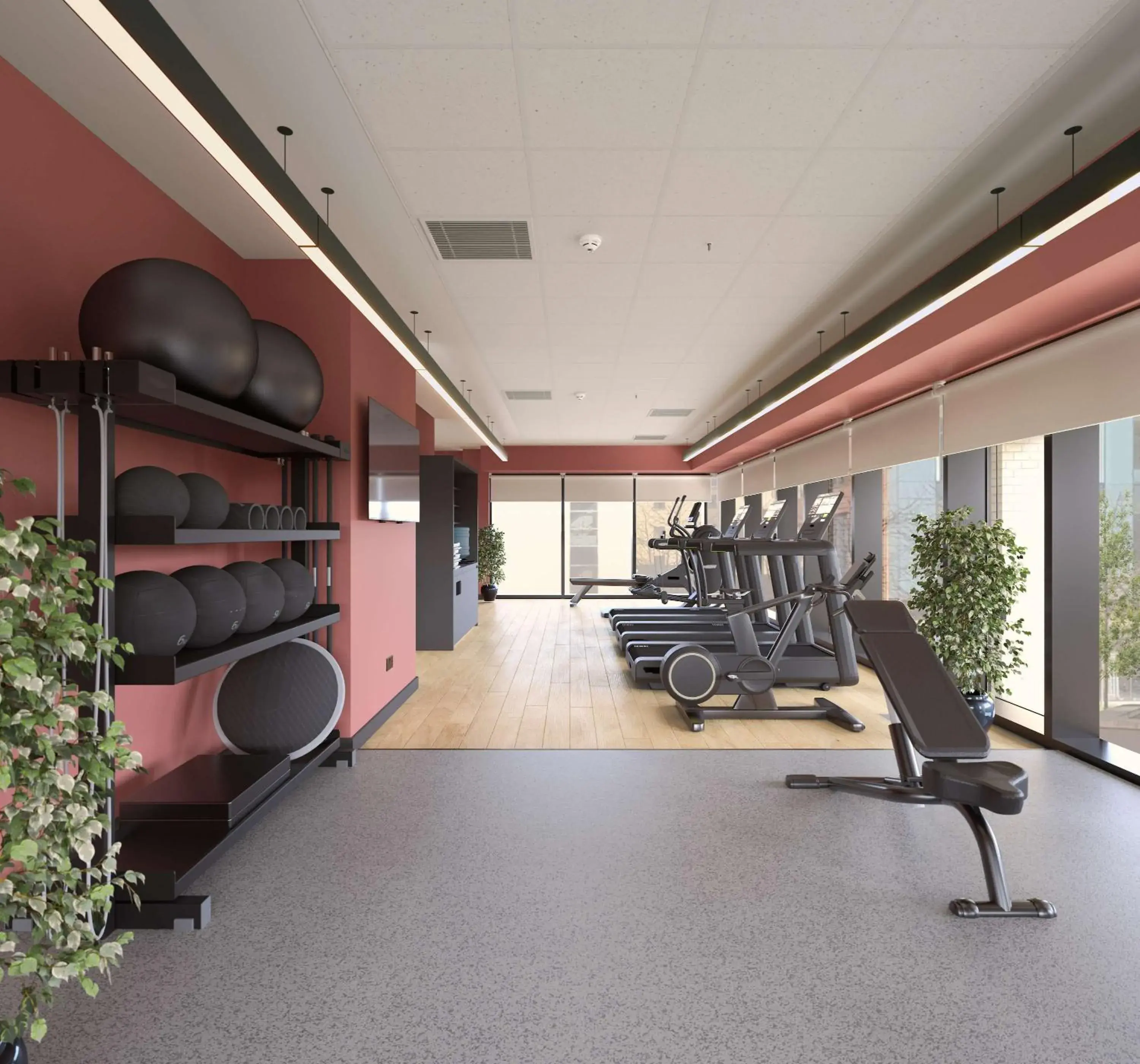 Fitness centre/facilities in Hyatt House Leeds Fitness centre/facilities in Hyatt House Leeds