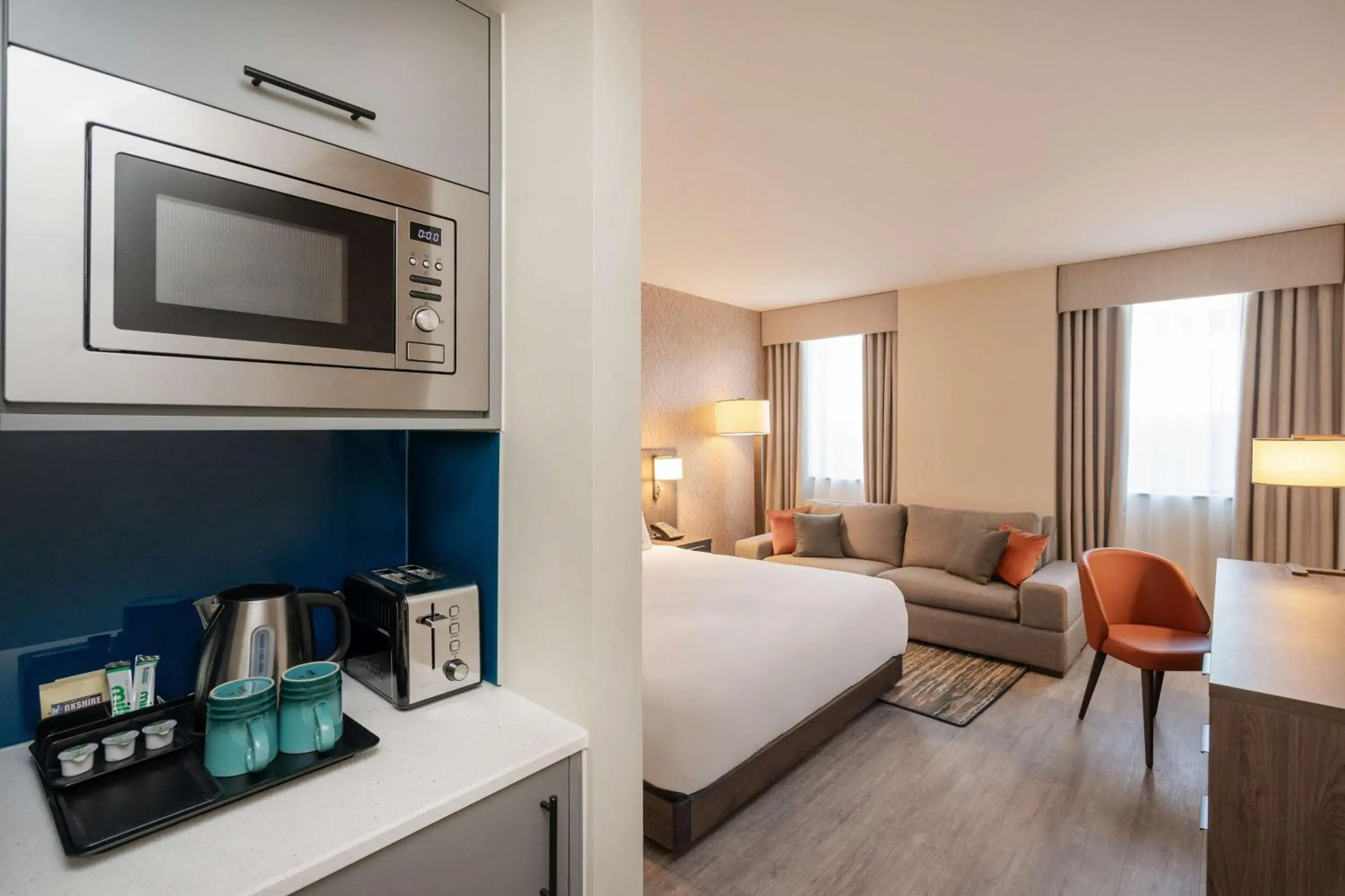 Bedroom, Bed in Hyatt House Leeds Bedroom, Bed in Hyatt House Leeds