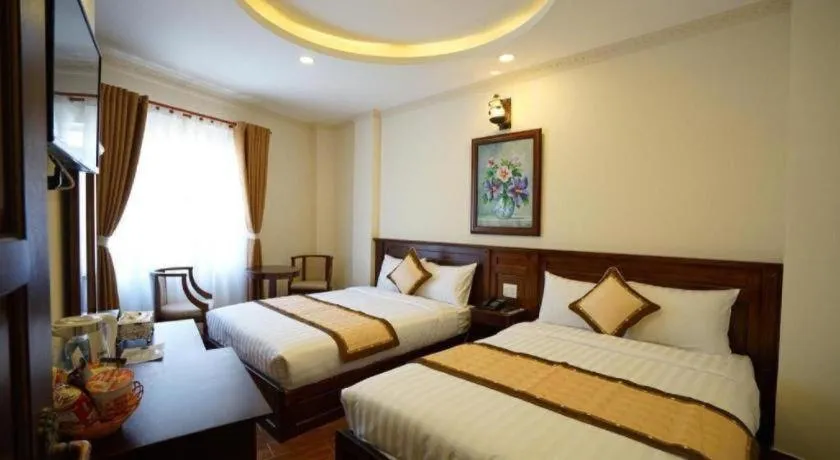 Bed in Thuy Hien Hotel