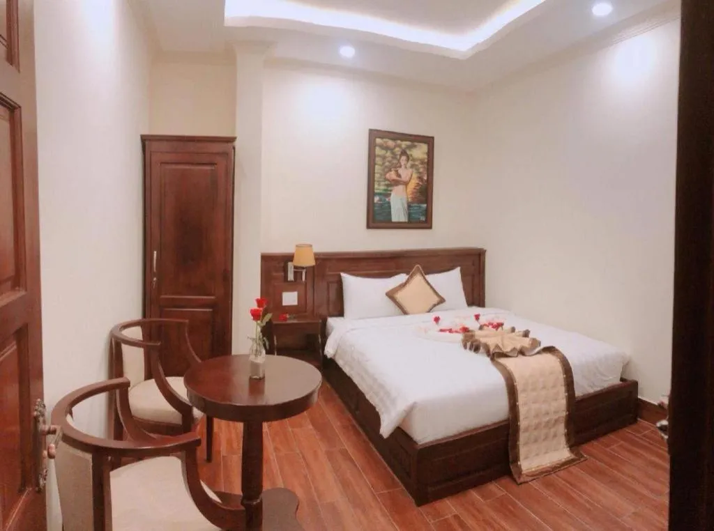 Bed in Thuy Hien Hotel