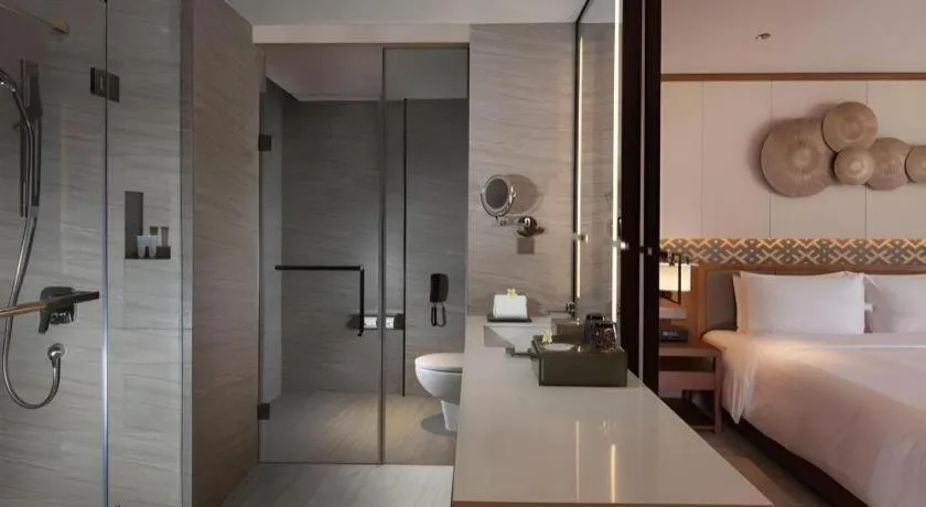 Bed in La Fountain Hotel & Resort Sanya