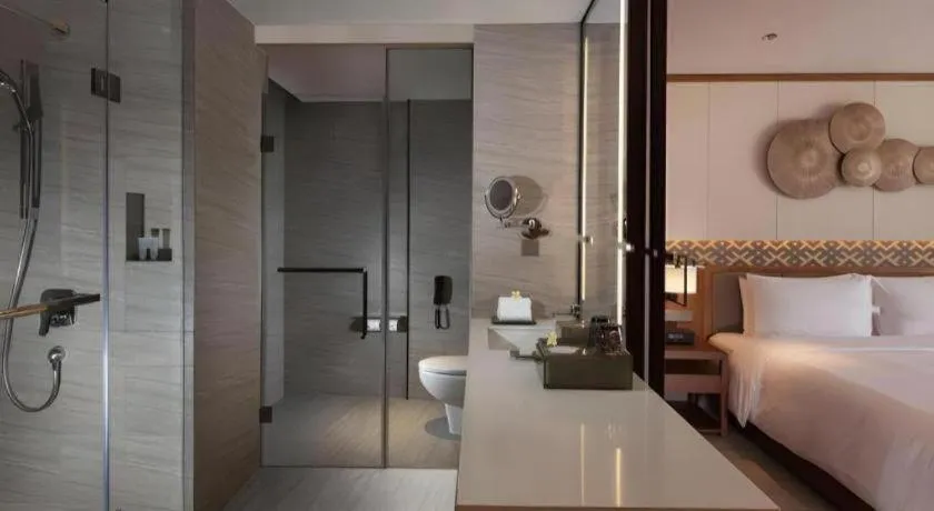 Bed in La Fountain Hotel & Resort Sanya