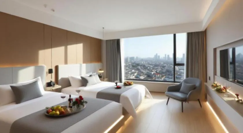 Bed in Magnotel Hotel Huizhou South Station Branch