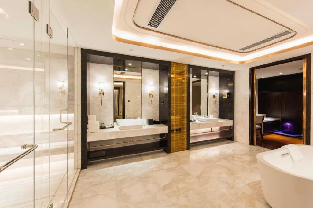 Bed in The QUBE Hotel Jingzhou