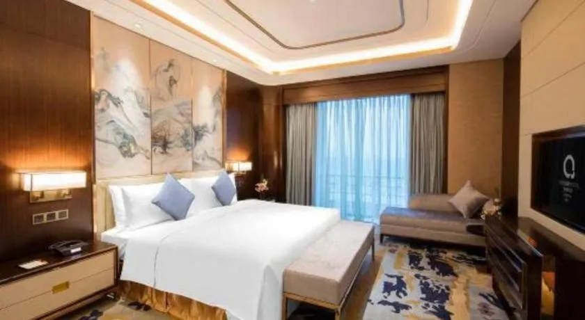 Bed in The QUBE Hotel Jingzhou